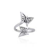 Celtic Butterfly Silver Ring TRI896 - Jewelry