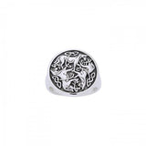 Celtic Knot Horse Ring TRI901 - Jewelry