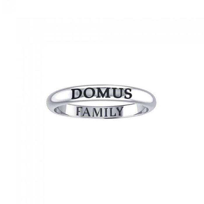 DOMUS FAMILY Sterling Silver Ring TRI919 - Jewelry