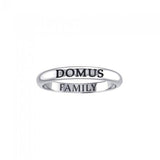 DOMUS FAMILY Sterling Silver Ring TRI919 - Jewelry