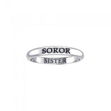 SOROR SISTER Sterling Silver Ring TRI922 - Jewelry