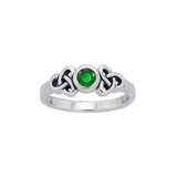 Celtic Trinity Knot with Gems TRI966 - Jewelry