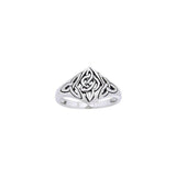 Celtic Trinity Knot Sterling Silver Ring TRI968 - Jewelry