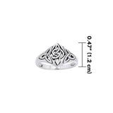 Celtic Trinity Knot Sterling Silver Ring TRI968 - Jewelry