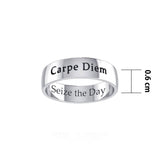 Carpe Diem Sterling Silver Ring TRI984