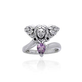 Guardian Angel Sterling Silver Gemstone Ring TRI988 - Jewelry