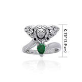 Guardian Angel Sterling Silver Gemstone Ring TRI988 - Jewelry