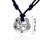 Om Mani Padme Hum Necklace TSE550 - Jewelry