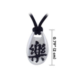 Happiness Feng Shui Necklace TSE556 - Jewelry