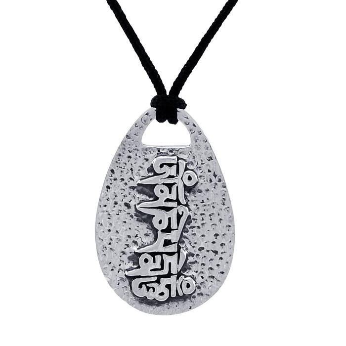 Om Mani Padme Hum Necklace TSE566 - Jewelry