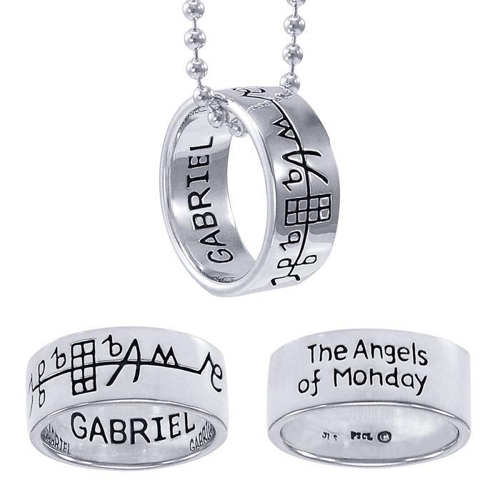 Archangel Gabriel Sigil Ring TSE670 - Jewelry
