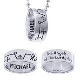 Archangel Michael Sigil Sterling Silver TSE671 - Jewelry
