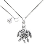 Celtic Knot Sea Turtle Necklace Set TSE687 - Jewelry