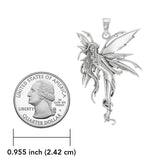 Amy Brown Firefly Fairy Silver Pendant with Chain Set TSE749