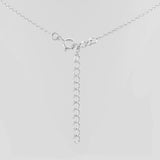 Small Silver Angel Wings Pendant and Chain Set TSE760 - Jewelry