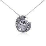 Silver Motherhood Mermaid Pendant and Chain Set by Selina Fenech TSE774 - Jewelry
