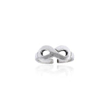 Infinity Sterling Silver Toe Ring TTR068