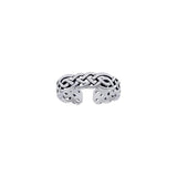 Celtic Knot Work Toe Ring TTR070 - Jewelry