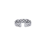 Celtic Knot Work Toe Ring TTR070 - Jewelry