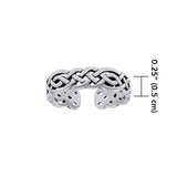 Celtic Knot Work Toe Ring TTR070 - Jewelry