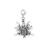 Blue Fairy Silver Clip Charm TWC032