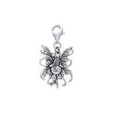 Bubble Rider Fairy Silver Clip Charm TWC033 - Jewelry