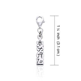 Reiki Symbol Silver Clip Charm TWC034 - Jewelry