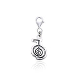Reiki Symbol Silver Clip Charm TWC036 - Jewelry