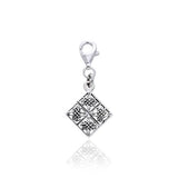 Celtic Ulbster Cross Silver Clip Charm TWC039 - Jewelry