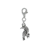 Raven Sterling Silver Clip Charm TWC146 - Jewelry