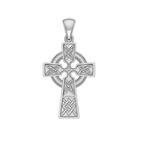 Celtic Knotwork Cross Sterling Silver Pendant VP001