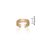 Celtic Knotwork Gold Vermeil Toe Ring VTR605 - Jewelry