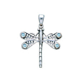 Dragonfly Sterling Silver Pendant WP024 - Jewelry