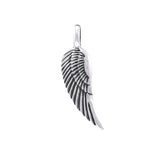 Angel Wing 14K White Gold Pendant WPD3646 - Jewelry
