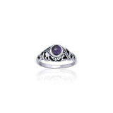 Filigree Sterling Silver Gemstone Ring WR030 - Jewelry