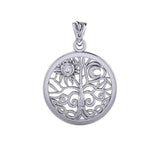 Celtic Tree of Life 14K White Gold Pendant WTP3109