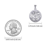 Celtic Tree of Life 14K White Gold Pendant WTP3109 - Jewelry