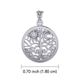 Celtic Tree of Life 14K White Gold Pendant WTP3109 - Jewelry
