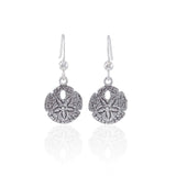 Wear your Sand Dollar of Memories ~ Sterling Silver Jewelry Hook Earrings JE233 - Jewelry