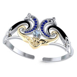 Modern Celtic Triskele Bangle MBA049 - Jewelry