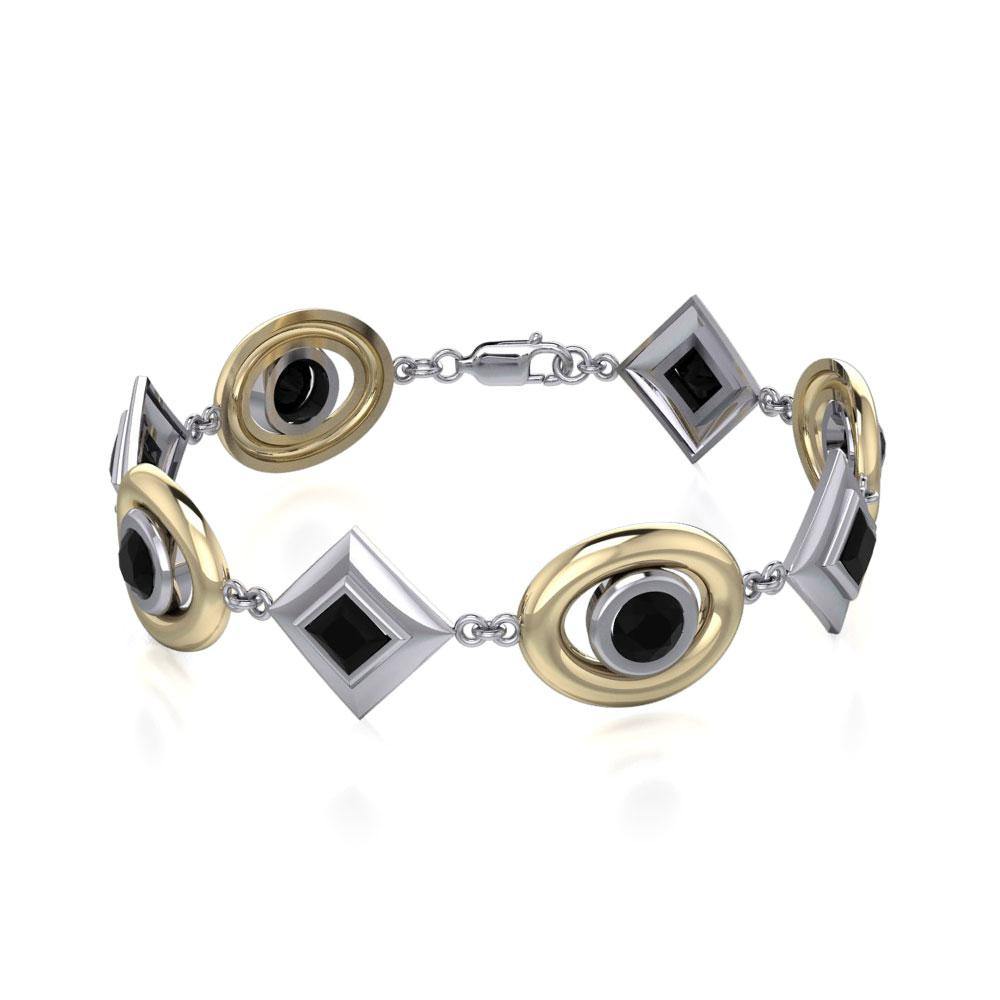 Blaque Oval & Diamonds Bracelet MBL092 - Jewelry
