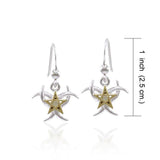Triple Crescent Moon The Star Earrings MER1567 - Jewelry