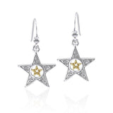 Celtic Triquetra The Star Earrings MER1571 - Jewelry