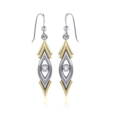Blaque Silver and Gold Earrings MER389 - Jewelry