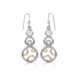 Blaque Stacked Circle Earrings MER390 - Jewelry