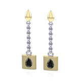 Blaque Square Earrings MER403 - Jewelry