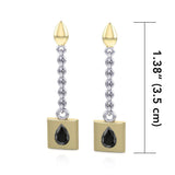 Blaque Square Earrings MER403 - Jewelry