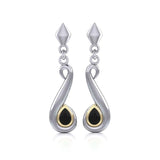 Blaque Swirl Earrings MER404