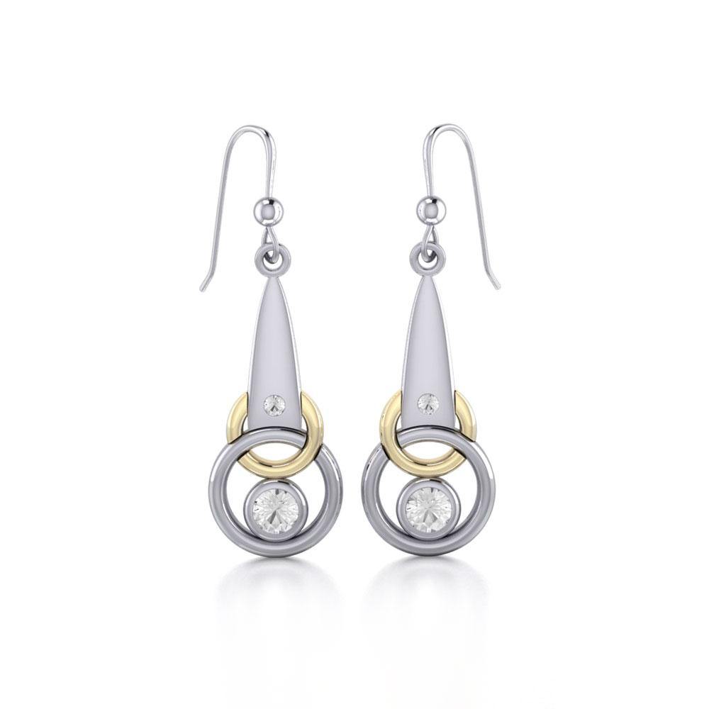 Blaque Interlocking Circles Earrings MER410 - Jewelry