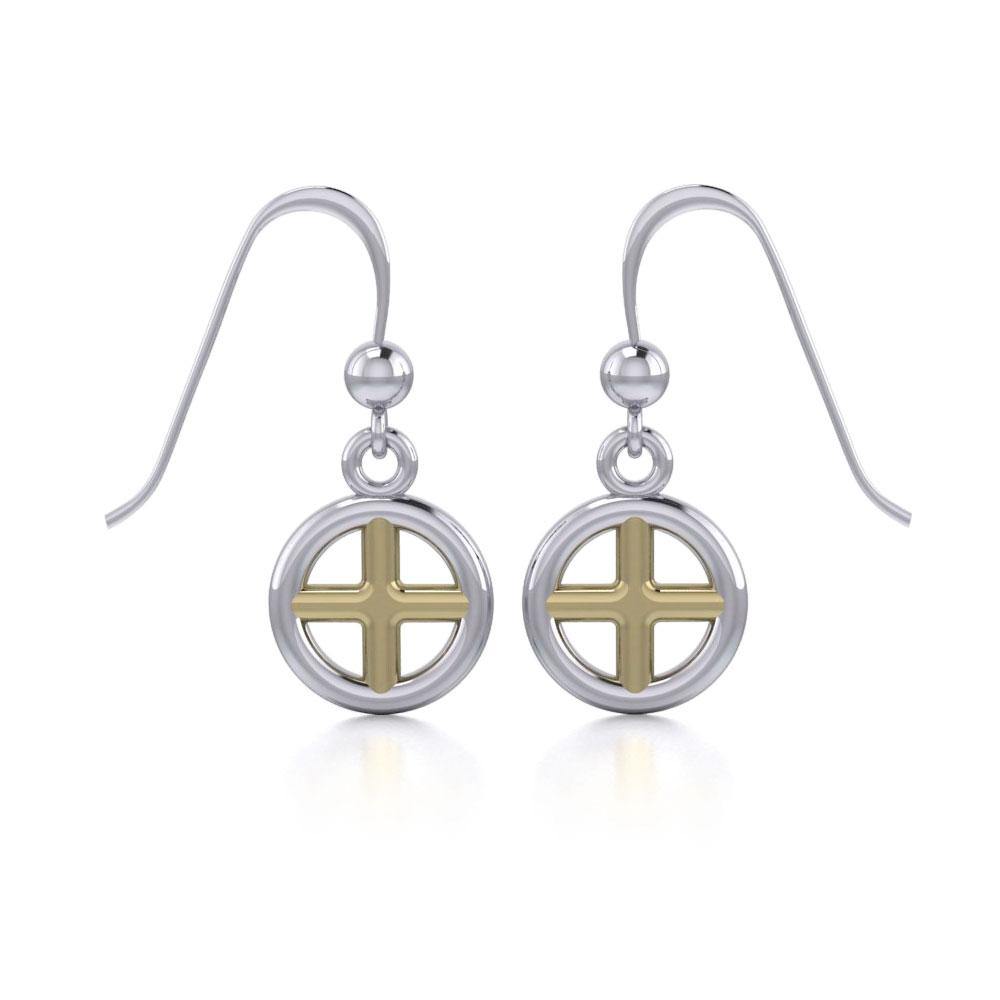 Blaque Cross Earrings MER417 - Jewelry